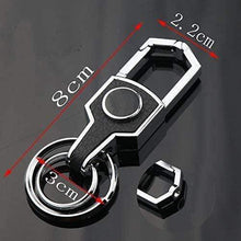 Load image into Gallery viewer, Toyota Logo Keychain - Silver+Black
