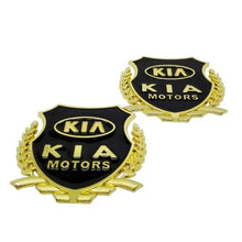 Load image into Gallery viewer, 2pcs KIA Motors Shield Logo Emblem Sticker
