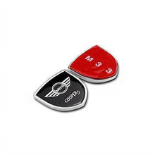 Load image into Gallery viewer, 2pcs Mini Cooper Emblem Shield Sticker
