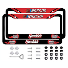 Load image into Gallery viewer, 2pcs Nascar Hendrick License Plate Frames with Screw Caps
