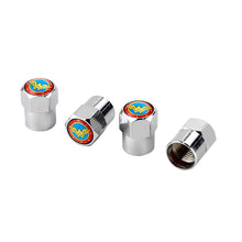 Load image into Gallery viewer, 4pcs Wonder Woman Logo Tire Valve Caps
