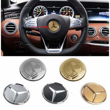 Load image into Gallery viewer, 52mm 57mm Mercedes-Benz Logo Steering Wheel Emblem Sticker
