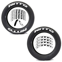 Load image into Gallery viewer, 4/8pcs Nitto Letter Wheels Rim Stickers
