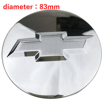 Load image into Gallery viewer, 4pcs 83mm Chevrolet Logo Wheel Center Caps
