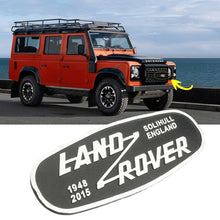 Load image into Gallery viewer, Front Grill Badge Land Rover Defender 2015 Solihull England 1948 Emblem
