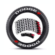 Load image into Gallery viewer, 8pcs Letter Wheels Tire Stickers for Dodge
