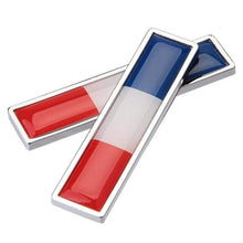 Load image into Gallery viewer, 2pcs Flag Emblem Metal Stickers
