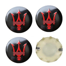 Load image into Gallery viewer, 4pcs 60mm Maserati Logo Wheel Center Caps
