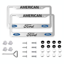 Load image into Gallery viewer, 2pcs Ford License Plate Frames with Screw Caps
