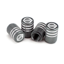 Load image into Gallery viewer, 4pcs Nissan Logo Tire Valve Caps
