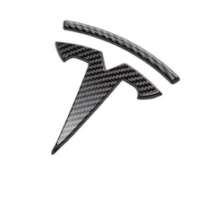 Load image into Gallery viewer, 3pcs/Set Tesla Model Y Emblem Stickers
