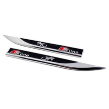 Load image into Gallery viewer, 2pcs Audi S-Line Gecko Fender Emblem Stickers
