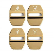 Load image into Gallery viewer, 4pcs Maserati Logo Door Lock Cover for Ghibli Levante Quattroporte
