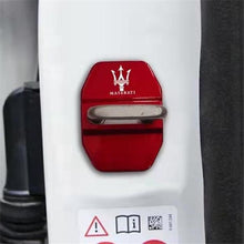 Load image into Gallery viewer, 4pcs Maserati Logo Door Lock Cover for Ghibli Levante Quattroporte
