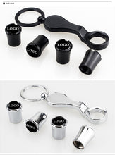 Load image into Gallery viewer, BSXMY Valve Caps with wrench keychain for Land Rover Range Rover

