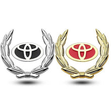 Load image into Gallery viewer, Toyota Wreath Emblem Sticker
