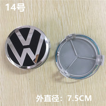 Load image into Gallery viewer, Volkswagen 69 70 75 76mm wheel center caps
