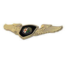 Load image into Gallery viewer, Alfa Romeo Logo Wings Front Hood Emblem

