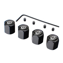 Load image into Gallery viewer, 4pcs KIA Logo Anti Theft Tire Valve Caps
