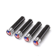 Load image into Gallery viewer, 4pcs USA Flag Car Doors Lock Pins Knobs Interior
