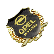 Load image into Gallery viewer, Opel Motors Carbon Shield Logo Emblem
