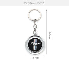 Load image into Gallery viewer, Ford Mustang GT Metal Round Keychain
