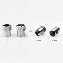 Load image into Gallery viewer, 4pcs GMS Red Logo Tire Valve Caps
