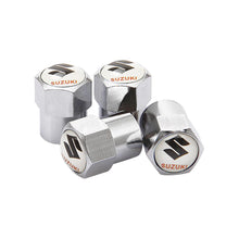 Load image into Gallery viewer, 4pcs Suzuki Logo Tire Valve Caps
