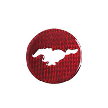 Load image into Gallery viewer, Ford Mustang Steering Wheel Emblem Carbon Fiber
