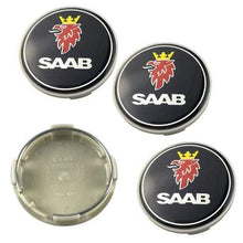 Load image into Gallery viewer, 4pcs 63mm SAAB Wheel Center Caps
