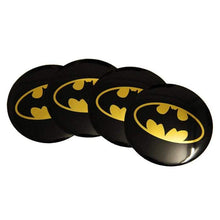 Load image into Gallery viewer, 4pcs 56.5mm Batman Logo Wheel Centre Stickers
