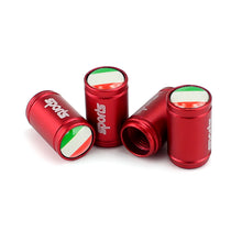 Load image into Gallery viewer, 4pcs Italy Flag Logo Tire Valve Caps
