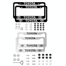 Load image into Gallery viewer, 2pcs Toyota License Plate Frames with Screw Caps
