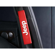 Load image into Gallery viewer, 2pcs Jeep Logo Seat Belt Pads
