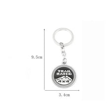 Load image into Gallery viewer, Jeep Trail Rated 4x4 Keychain
