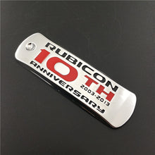 Load image into Gallery viewer, Rubicon 10th Anniversary Emblem Sticker for Jeep
