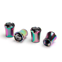 Load image into Gallery viewer, Nissan Logo Tire Valve Caps - Neo Chrome
