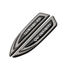 Load image into Gallery viewer, 2pcs Infiniti Fender Emblems
