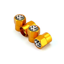 Load image into Gallery viewer, 4pcs VW Volkswagen Logo Tire Valve Caps
