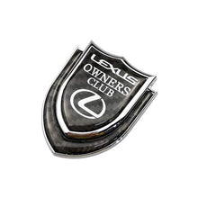Load image into Gallery viewer, Lexus Logo Owners Club Shield Emblem Sticker
