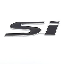 Load image into Gallery viewer, Car Sticker SI Logo Auto Emblem Badge 3D Metal Trunk Decals for Honda Civic Si Accord Jazz Crv Hrv City Odyssey Fit Accessories
