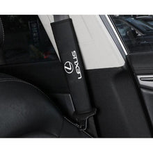 Load image into Gallery viewer, 2pcs Lexus Logo Seat Belt Pads

