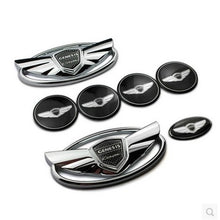 Load image into Gallery viewer, Hyundai Genesis Coupe Emblems Set: Hood/Trunk/HubCovers/Steering
