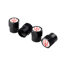 Load image into Gallery viewer, 4pcs Maserati Red Logo Tire Valve Caps
