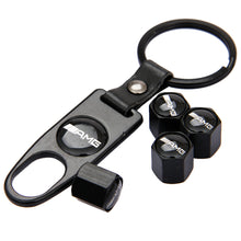 Load image into Gallery viewer, Mercedes Benz Tire Valve Caps + KeyChain
