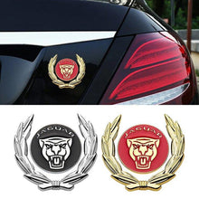 Load image into Gallery viewer, Jaguar Wreath Emblem Sticker
