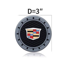Load image into Gallery viewer, 2pcs Cadillac Logo Auto Cup Holder Mats
