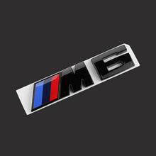 Load image into Gallery viewer, Silver and Glossy Black Plastic For BMW M Sticker Logo M1 M2 M3 M4 M5 M6 E30 E36 E39 E46 E60 E90 F10 F20 F30 G01 G30 X1 X3 X5
