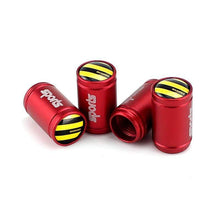 Load image into Gallery viewer, Warning Logo Tire Valve Caps
