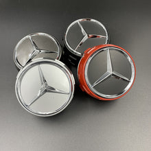 Load image into Gallery viewer, 4pcs Mercedes-Benz 75mm Wheel Center Caps
